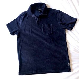 Todd Snyder Terry Montauk Polo in Classic Navy